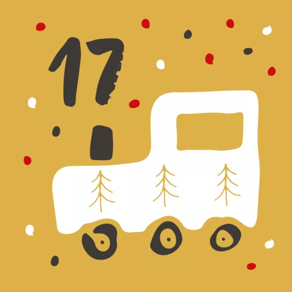 17th December advent calendar tile 