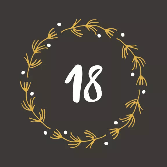 18th December advent calendar tile 