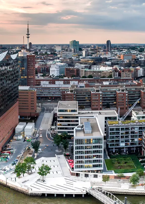 Hamburg City Skyline